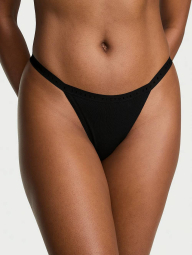 Трусики стринги Victoria's Secret 1159839122 (Черный XL)