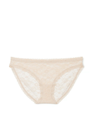 Кружевные трусики Victoria's Secret бикини 1159839313 (Бежевый M)