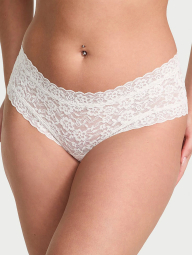Кружевные трусики чики Victoria's Secret 1159839665 (Молочный L)