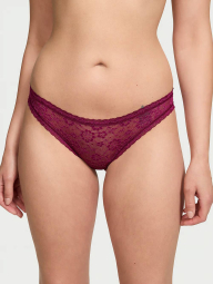 Кружевные трусики бикини Victoria's Secret 1159839675 (Розовый L)