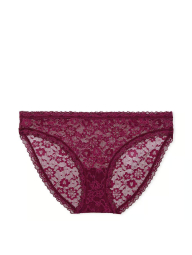 Мереживні трусики бікіні Victoria's Secret 1159841159 (Рожевий S)