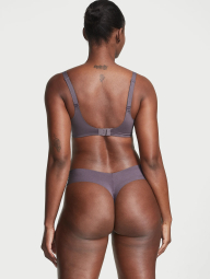 Бесшовные трусики Victoria's Secret тонг 1159839832 (Серый XXL)