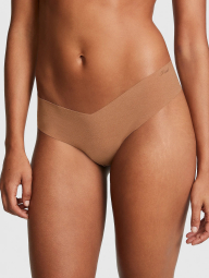 Бесшовные трусики тонг Victoria's Secret Pink 1159839846 (Коричневый L)