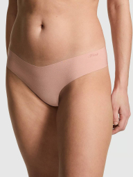 Бесшовные трусики тонг Victoria's Secret Pink 1159839953 (Бежевый M)