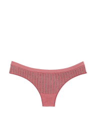 Женские трусики тонг Victoria's Secret Pink 1159840216 (Розовый S)