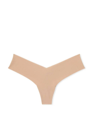 Бесшовные трусики тонг Victoria's Secret Pink 1159840294 (Бежевый S)