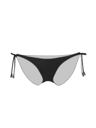 Гладкие трусики бикини Victoria's Secret с сеточкой сзади 1159840821 (Черный XXL)