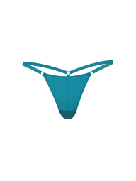 Гладкие трусики стринги Victoria's Secret 1159840823 (Бирюзовый XXL)