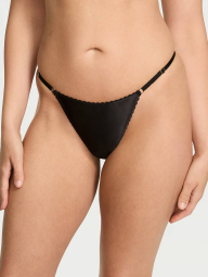 Гладкі трусики стрінги Victoria's Secret 1159840825 (Чорний L)