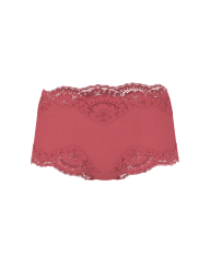 Женские трусики шортики Victoria's Secret с кружевом 1159841311 (Розовый M)
