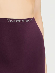Бесшовные трусики шортики Victoria's Secret высокая посадка 1159842741 (Бордовый S)