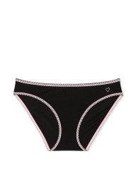 Женские трусики бикини Victoria's Secret с отделкой в ​​виде сердец 1159842172 (Черный XL)