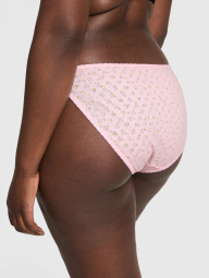 Хлопковые трусики бикини Victoria's Secret Pink с принтом 1159842652 (Розовый S)