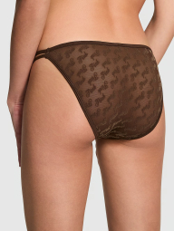 Женские трусики чики Victoria's Secret Pink с принтом 1159842804 (Коричневый L)