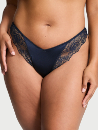 Шикарные трусики тонг Victoria's Secret 1159843431 (Синий S)