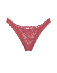 Кружевные трусики бразильяны Victoria's Secret 1159845153 (Розовый XL)