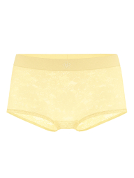 Мереживні трусики шортики Victoria's Secret Pink з обробкою зі страз 1159844992 (Жовтий L)