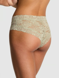 Мереживні трусики чіки Victoria's Secret PINK 1159844994 (Зелений XS)