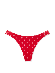 Стильні трусики тонг Victoria's Secret Pink з принтом 1159844995 (Червоний L)