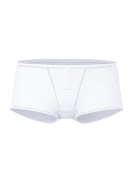 Жіночі трусики шортики Victoria's Secret Pink в рубчик 1159845053 (Білий XXL)