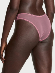 Трусики бразилії Victoria's Secret з вишивкою 1159845568 (Рожевий S)
