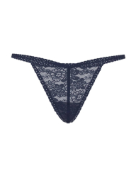 Мереживні трусики стрінги Victoria's Secret PINK 1159845866 (Синій M)