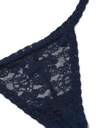 Мереживні трусики стрінги Victoria's Secret PINK 1159845866 (Синій M)
