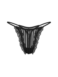 Роскошные трусики тонг Victoria's Secret 1159847777 (Черный L)