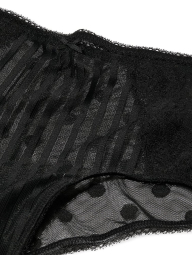 Розкішні трусики чики Victoria's Secret 1159847788 (Чорний XL)