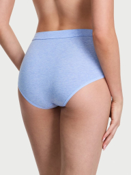 Женские трусики Victoria's Secret брифы с логотипом 1159846614 (Голубой XL)