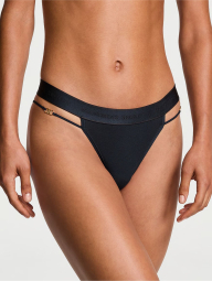 Бавовняні трусики тонг Victoria's Secret з бретелями 1159846681 (Синій S)