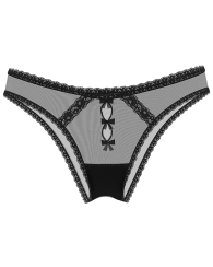 Сетчатые трусики бразильяны Victoria's Secret 1159847515 (Черный L)