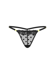 Сетчатые трусики стринги Victoria's Secret 1159847881 (Черный M)