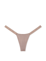 Трусики тонг Victoria's Secret Pink із шиммером 1159846831 (Коричневий L)