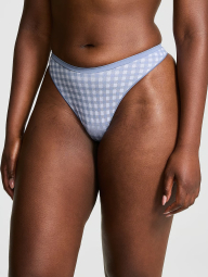 Женские трусики тонг Victoria's Secret PINK с принтом 1159847085 (Синий M)