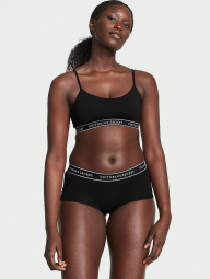 Женские трусики шортики Victoria's Secret 1159847116 (Черный S)