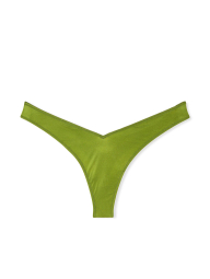 Гладкие трусики тонг Victoria's Secret с ремешками 1159847224 (Зеленый S)