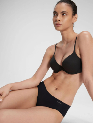 Гладкі жіночі трусики Calvin Klein хіпстери 1159847582 (Чорний XL)