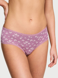 Женские трусики чики Victoria's Secret с принтом 1159847767 (Сиреневый XL)