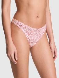 Женские трусики тонг Victoria's Secret Pink 1159847805 (Розовый XL)