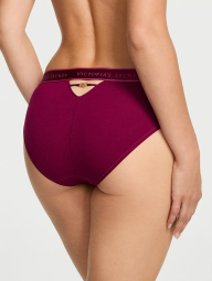 Бавовняні трусики хіпхагери Victoria's Secret 1159847842 (Бордовий S)