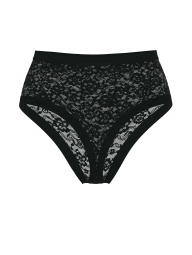 Стильні трусики тонг Victoria's Secret з високою посадкою 1159848005 (Чорний XL)