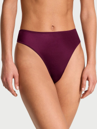 Гладкие трусики тонг Victoria's Secret с ремешками 1159849007 (Бордовый S)