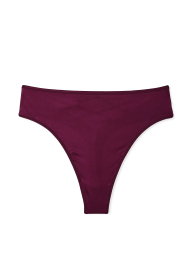 Гладкие трусики тонг Victoria's Secret с ремешками 1159849007 (Бордовый S)