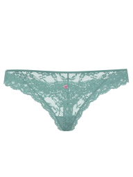 Кружевные трусики тонг Victoria's Secret 1159849021 (Бирюзовый M)