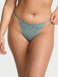 Кружевные трусики стринги Victoria's Secret 1159849024 (Бирюзовый M)