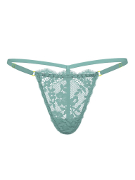 Кружевные трусики стринги Victoria's Secret 1159849024 (Бирюзовый M)