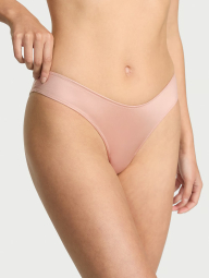 Гладкие трусики танга Victoria's Secret с ремешками 1159849162 (Розовый XXL)