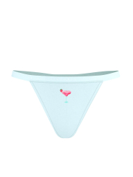 Трусики стринги Victoria's Secret с принтом 1159849312 (Голубой S)