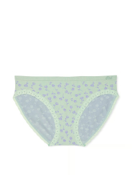 Жіночі трусики бікіні Victoria's Secret Pink із принтом 1159849337 (Зелений S)